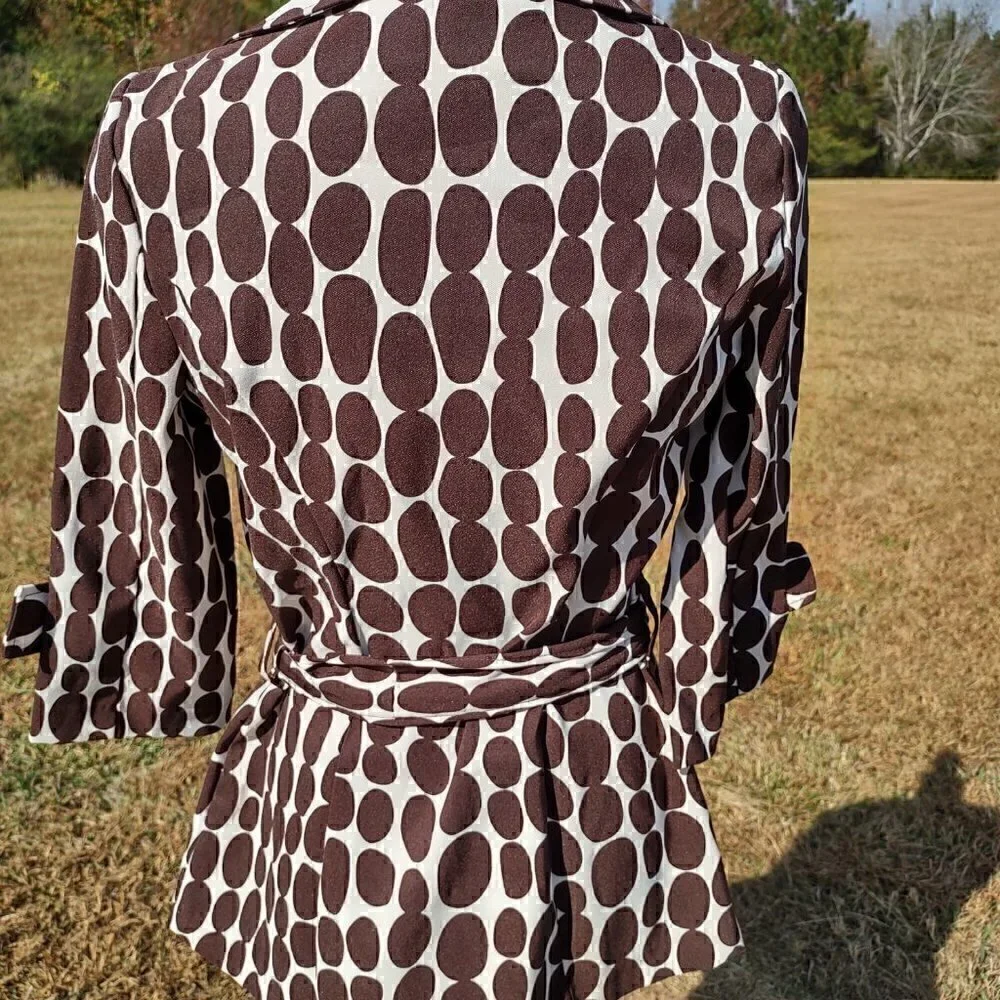 Heart And Soul Brown White Jacket Size Small - Picture 5 of 8